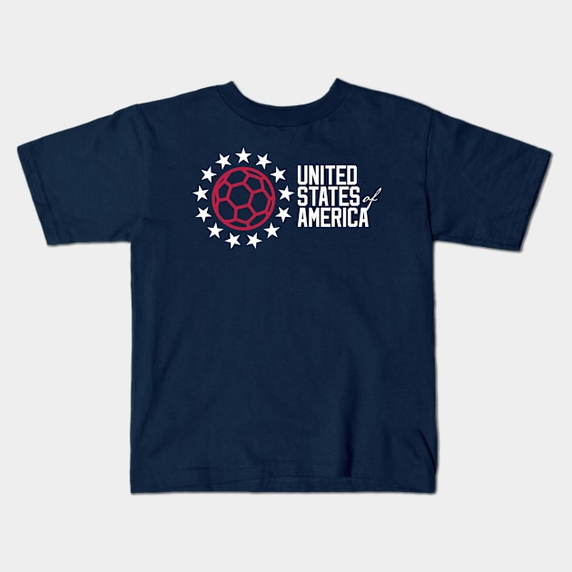 USA Kids T-Shirt by World Soccer Talk